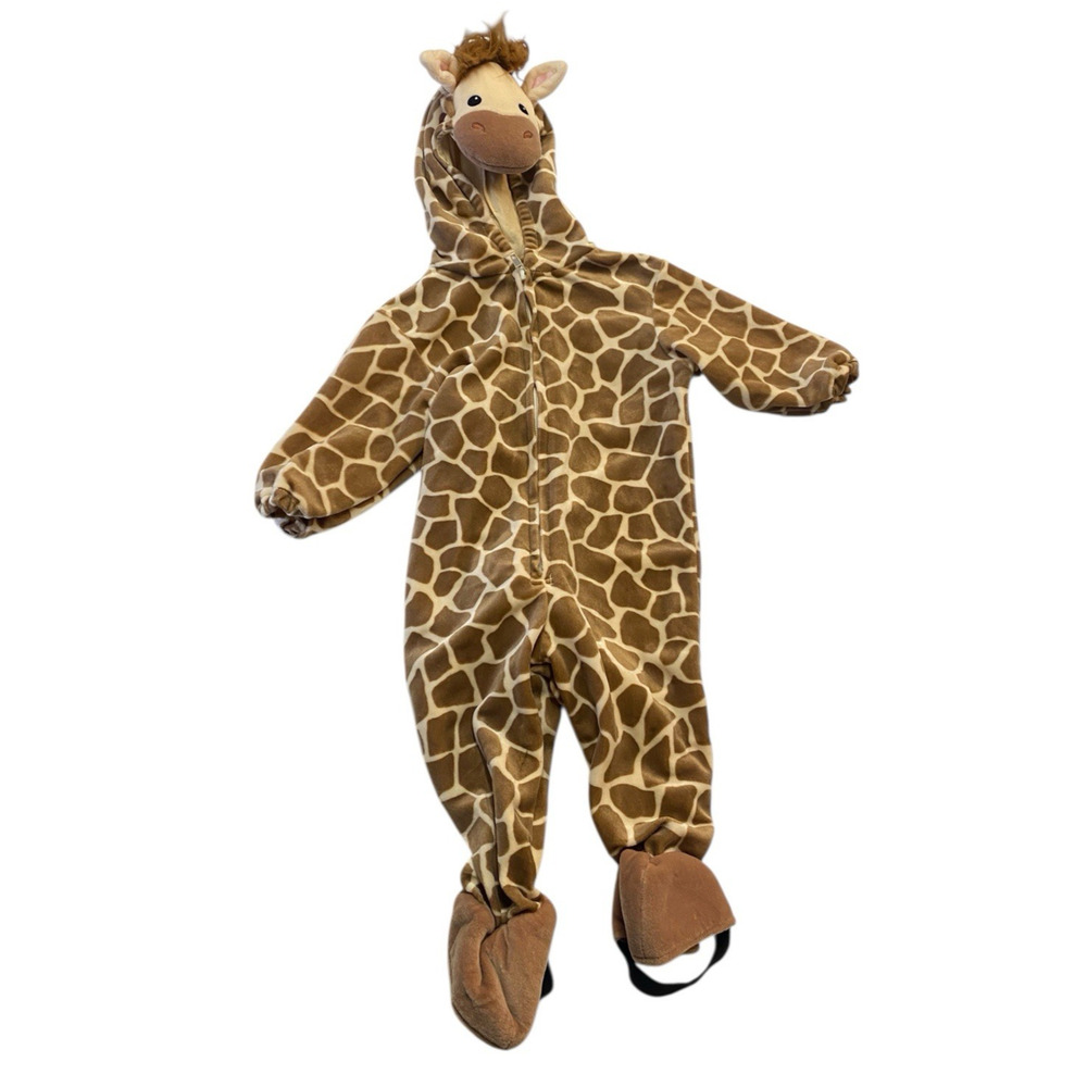 Miniwear Giraffe Plush One Piece Outfit Costume Baby 12M Soft Boys Girls